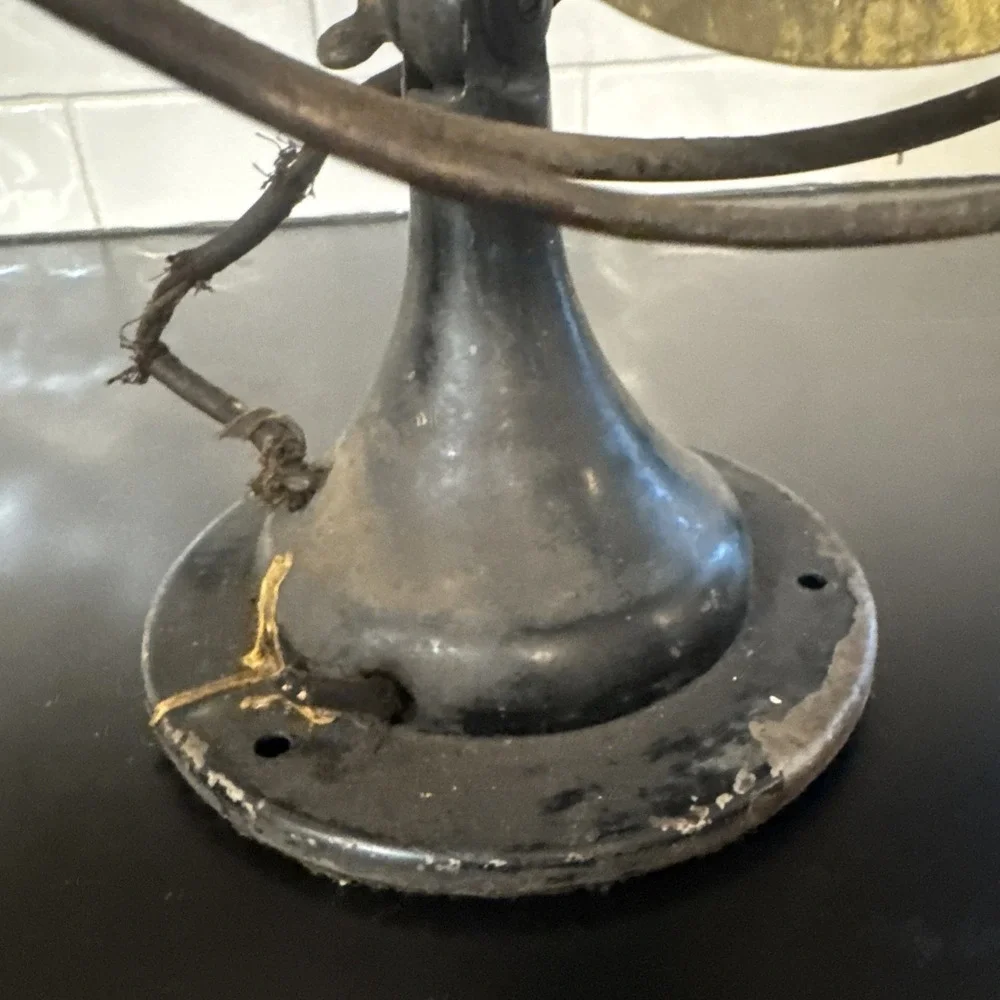 Century Fan‎ Brass Blades Model 263 J-2 S3C-1 6AS IS UNTESTED  parts or repair